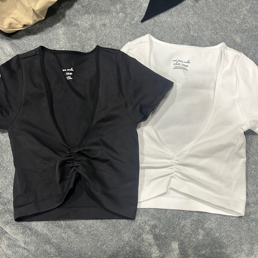 Two ruched in the front top